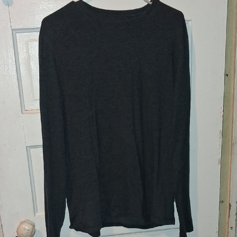 Apt. 9 Charcoal Gray Long Sleeve Top